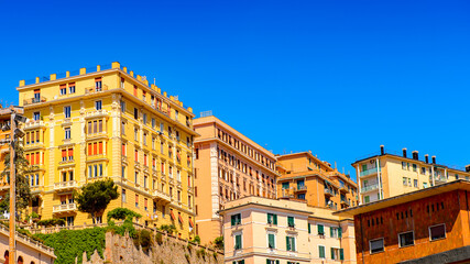 Fototapeta na wymiar It's Architecture of Genoa, Italy.