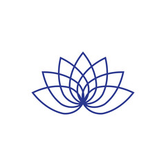 Fototapeta premium Beauty Vector lotus icon