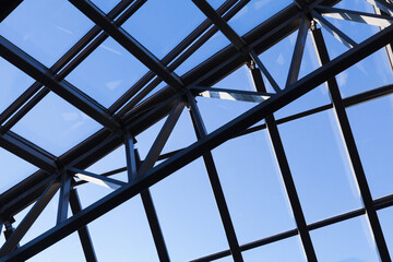 Interior details, glass roof