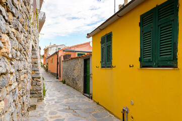 It's Porto Venere, Italy. Porto Venere and the villages of Cinque Terre are the UNESCO World Heritage Site.