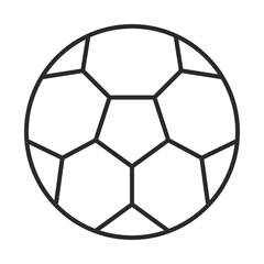 soccer game, ball equipment league recreational sports tournament line style icon