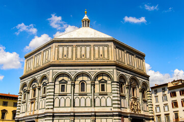 Fototapeta na wymiar It's Cathedral of Santa Maria del Fiore in Tuscany, Florence, Italy.