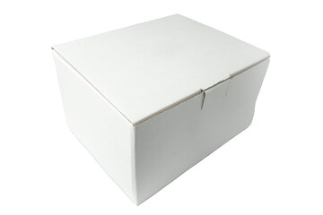 White box isolated with clipping path