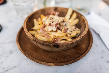 Delicious food in a restaurant on Bali, Indonesia