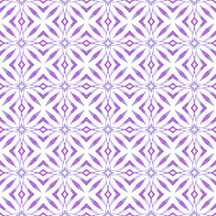 Green geometric chevron watercolor border. Purple 
