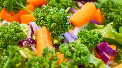 パセリと人参のサラダ