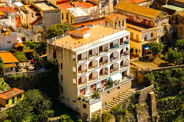 Fototapeta premium It's Aerial view of Sorrento, Italy