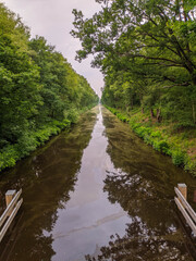 Ems Jade Kanal bei Aurich in Ostfriesland 