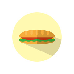 vector illustration of food icon, suitable for infographic design and all things related to fast food