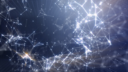 3D illustration Background for advertising and wallpaper in sci fi and technology innovation scene. 3D rendering in decorative concept.