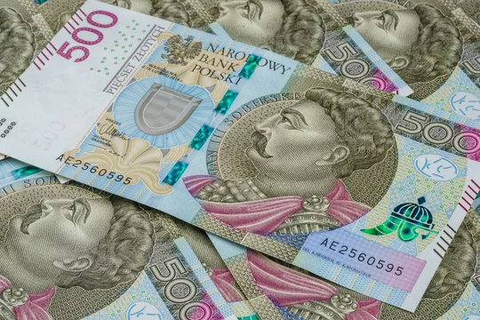 Many polish 500 zl banknotes Stock Photo | Adobe Stock