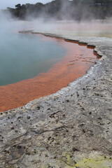 Piscine de champagne du parc Waiotapu, Nouvelle Zélande