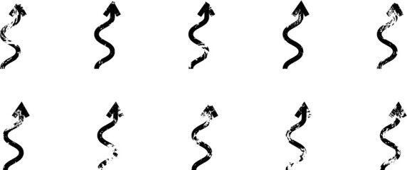 Grunge symbol collection . vector