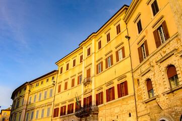 Obraz premium It's Architecture of the Old Town of Perugia, Umbria, Italy