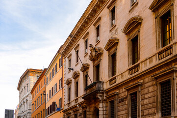 Fototapeta na wymiar It's Architecture of the Old Town of Perugia, Umbria, Italy