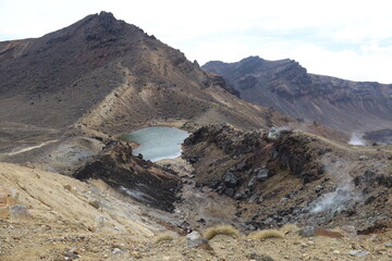 Volcan du parc Tongariro, Nouvelle Zélande	