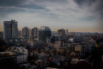 Fototapeta na wymiar Belgrade skyline