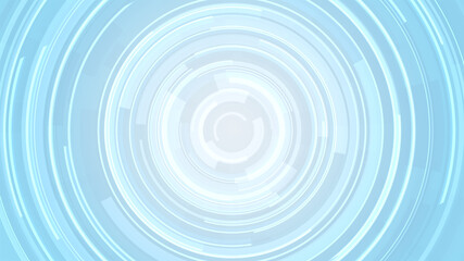 Circle white blue bright technology Hi-tech background. Abstract graphic digital future concept design.