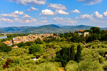 Fototapeta na wymiar Florence and Tuscany landscape, Italy