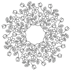 Flower Mandala for Coloring Book
Illustration vector graphic of black flower mandala with white background. Perfect for coloring book, wall art, etc.
