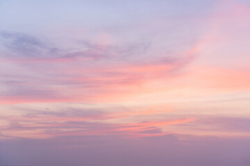 Fototapeta premium View of sunset with beautiful sky twilight on summer.