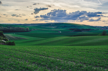 Obraz premium Rural spring landscape