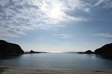 coastline cape siono in winter