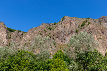 Scenic view of the Rotenfels nearby Bad Muenster am Stein Ebernburg