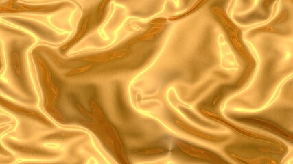 3D rendering of gold textile.