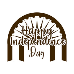 happy independence day india, ashoka wheel flags celebration national silhouette style icon