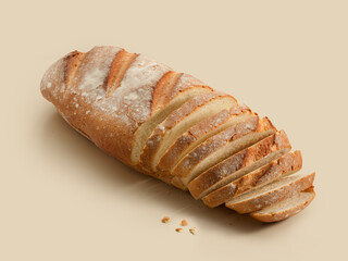 Pastelería,  pan cortado. Pastry, cut bread.