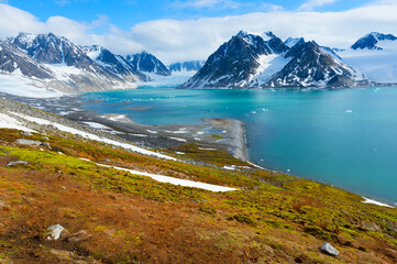 Magdalena Fjord, Spitsberg Island, Svalbard Archipelago, Norway