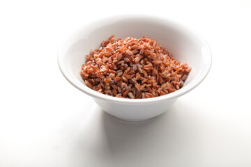 arroz cocido, comida saludable.