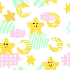 seamless pattern with birds
