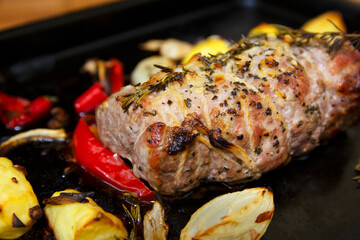 豚のハーフロースト