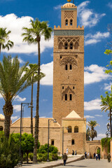 Fototapeta na wymiar Koutoubia mosque, Marrakech, Morocco