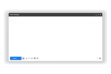 Browser window. Web browser in flat style. Internet browser window concept. Vector illustration.