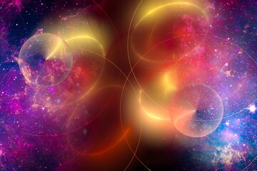 Cosmic stars and galaxies, abstract background for design. Good for print or as a pattern for the design of posters, cards, invitations or websites