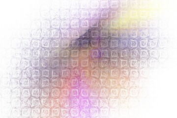 Rainbow mosaic in white background. Good for print or as a pattern for the design of posters, cards, invitations or websites