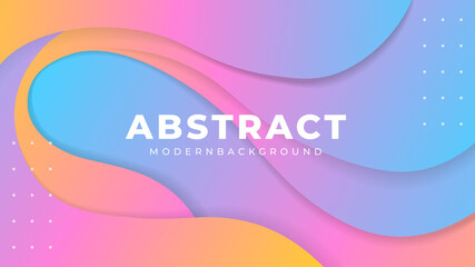 Modern Abstract background with 3d fluid shapes