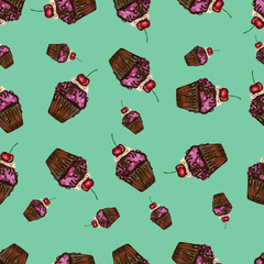 Cupcake pattern