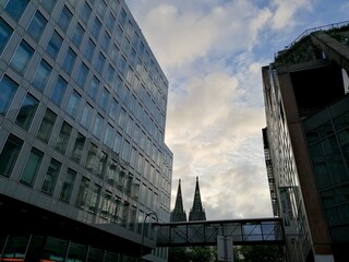 K&ouml;lner Dom und WDR-Geb&auml;ude