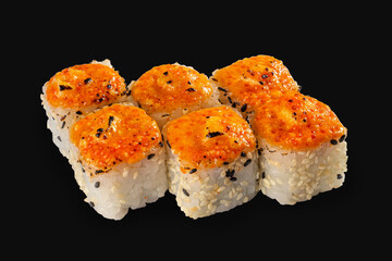 Baked spicy tuna rol