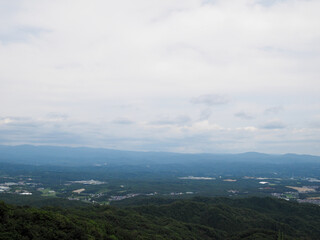 猿投山から見た豊田市