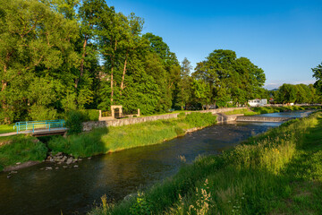 river in the park