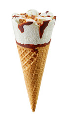 ice cream isolated on white