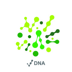 Abstract molecules design. Vector illustration.bright molecules