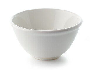 empty white bowl