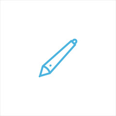 stylus icon flat vector logo design trendy
