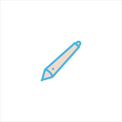 stylus icon flat vector logo design trendy